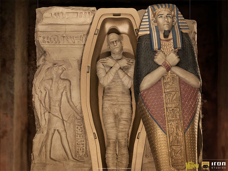 Iron Studios Universal Monsters The Mummy Art Scale 1/10 Scale Deluxe Polystone Statue